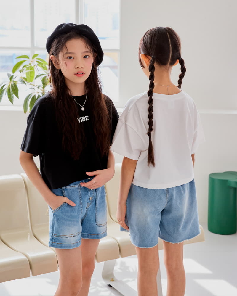 Sm2 - Korean Children Fashion - #Kfashion4kids - Vibe Crop Tee - 8