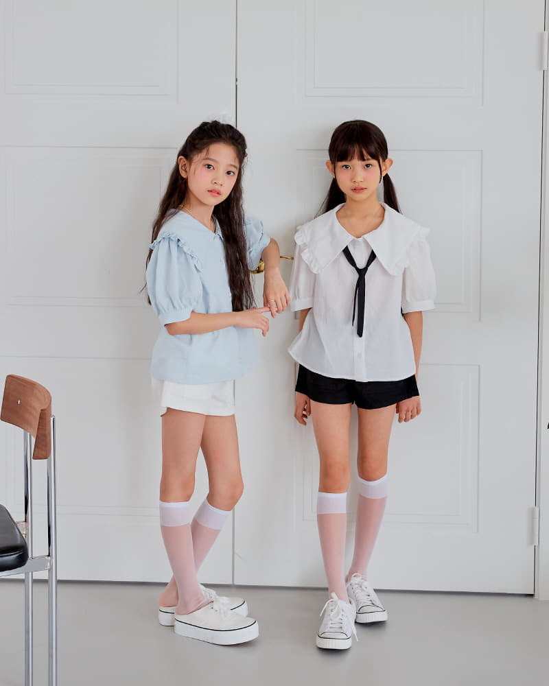 Sm2 - Korean Children Fashion - #childofig - Frill Blouse - 2