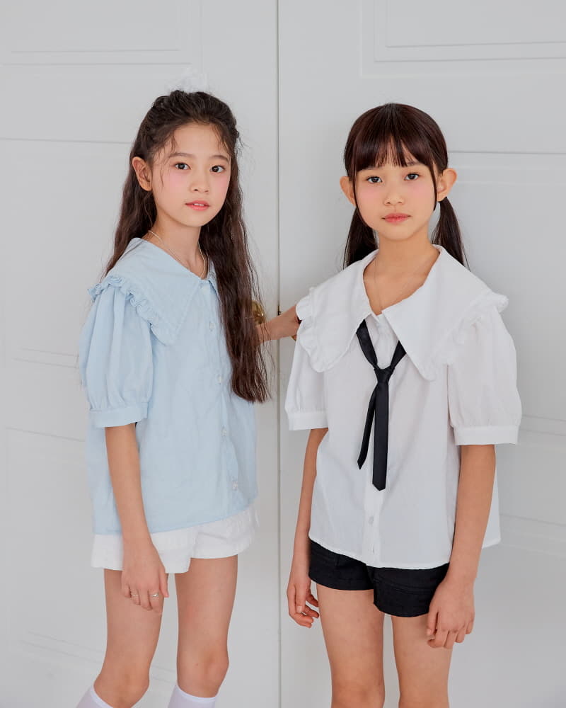 Sm2 - Korean Children Fashion - #childofig - Frill Blouse - 3