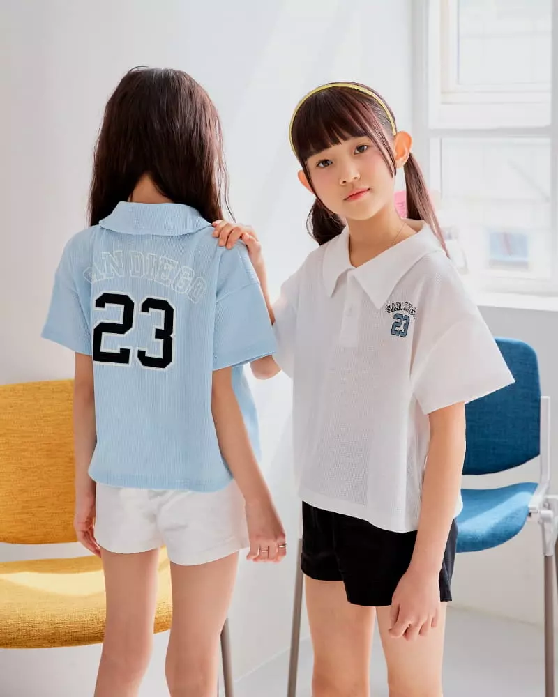 Sm2 - Korean Children Fashion - #childrensboutique - Number Waffle Tee - 5