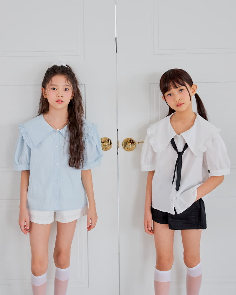 Sm2 - Korean Children Fashion - #designkidswear - Frill Blouse - 5