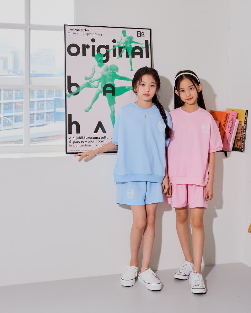 Sm2 - Korean Children Fashion - #discoveringself - Pigment Top Bottom Set