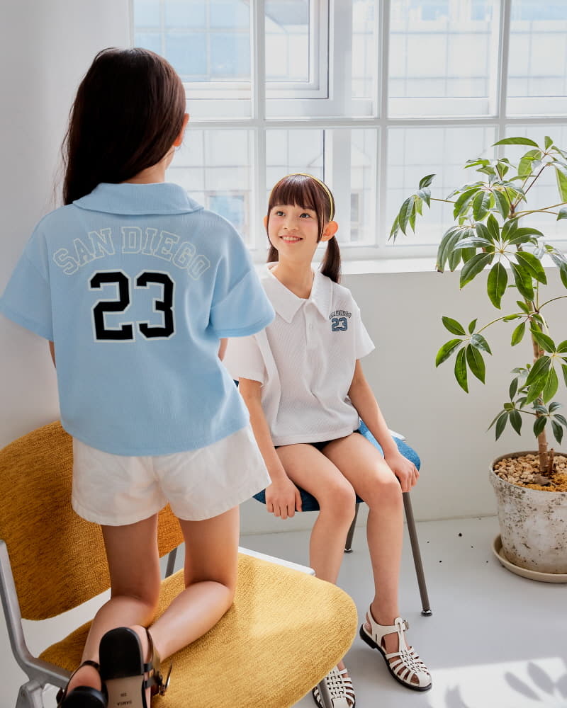 Sm2 - Korean Children Fashion - #fashionkids - Number Waffle Tee - 8
