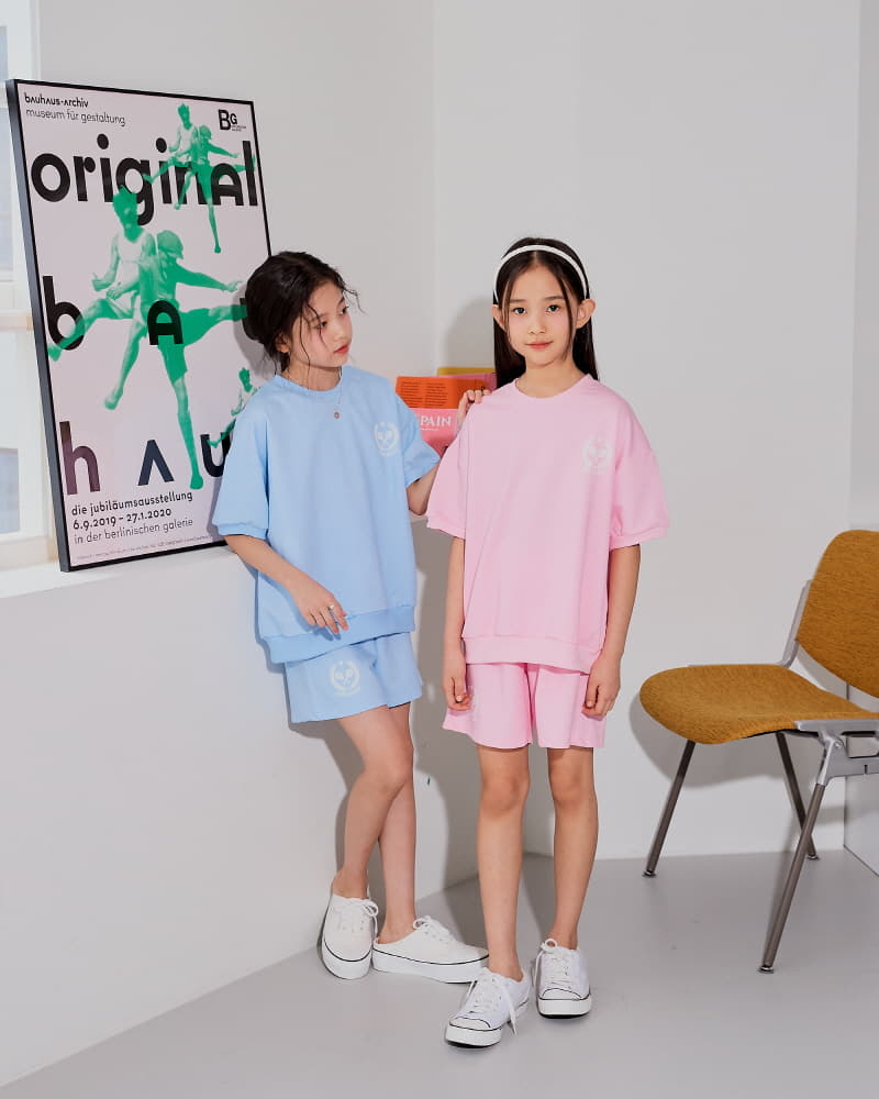 Sm2 - Korean Children Fashion - #kidsshorts - Pigment Top Bottom Set - 3
