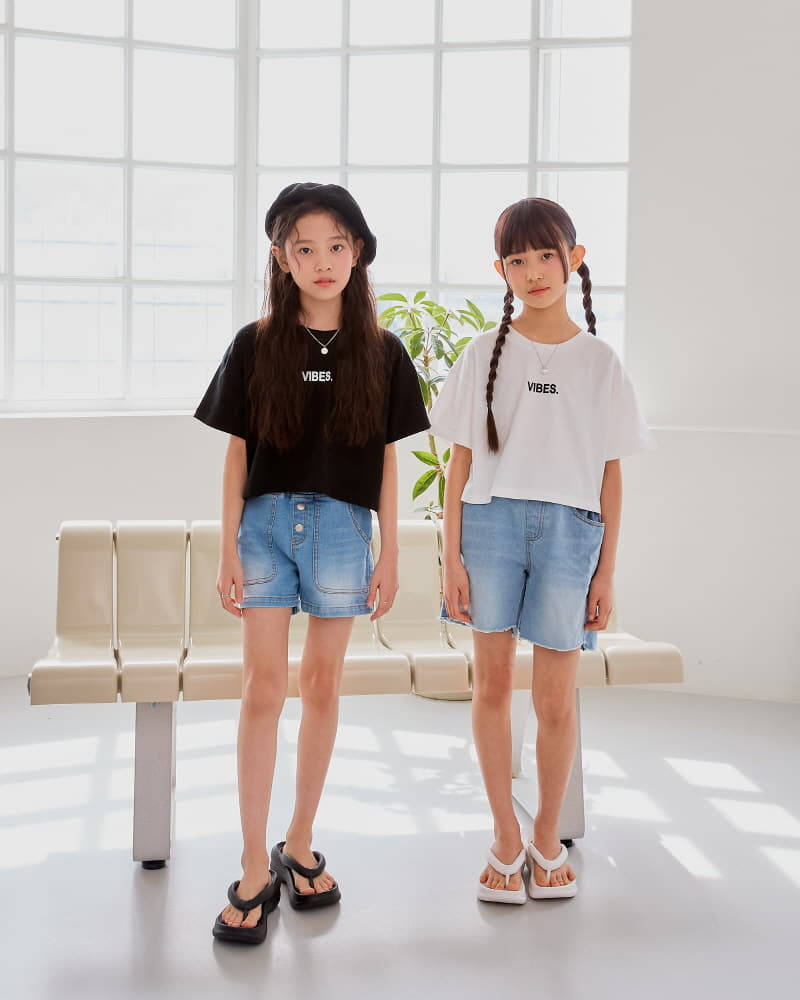 Sm2 - Korean Children Fashion - #kidsshorts - Vibe Crop Tee - 5