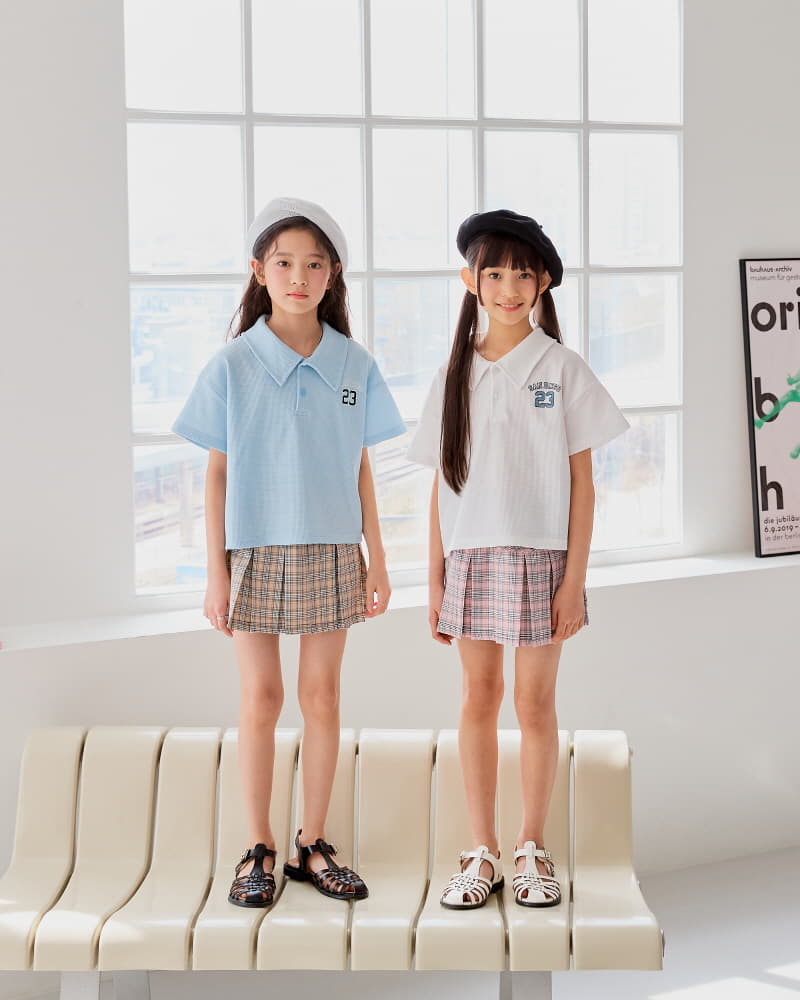 Sm2 - Korean Children Fashion - #kidsshorts - Number Waffle Tee - 9