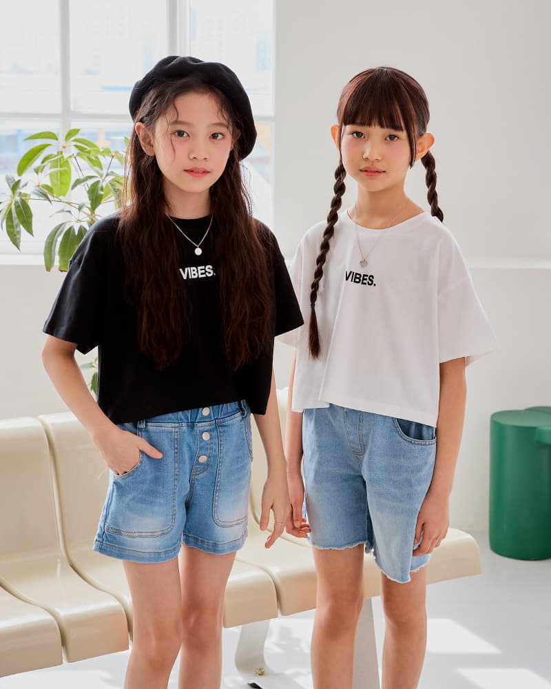 Sm2 - Korean Children Fashion - #littlefashionista - Vibe Crop Tee - 9