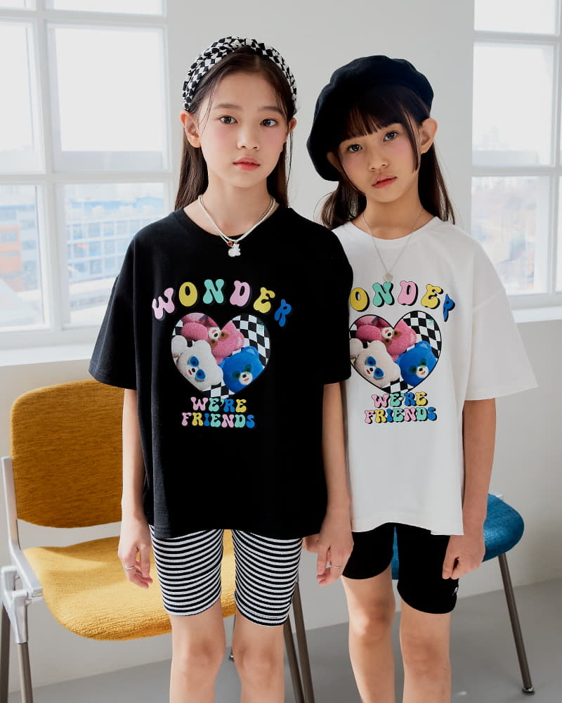 Sm2 - Korean Children Fashion - #minifashionista - Rainbow Bear Tee - 8