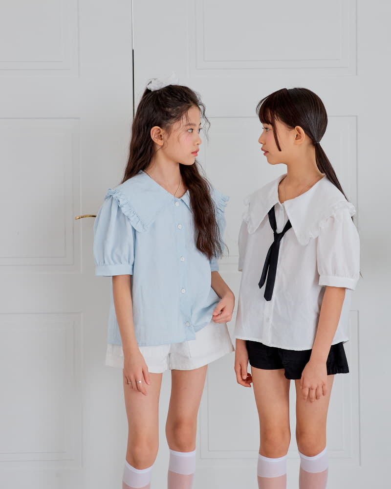 Sm2 - Korean Children Fashion - #prettylittlegirls - Frill Blouse