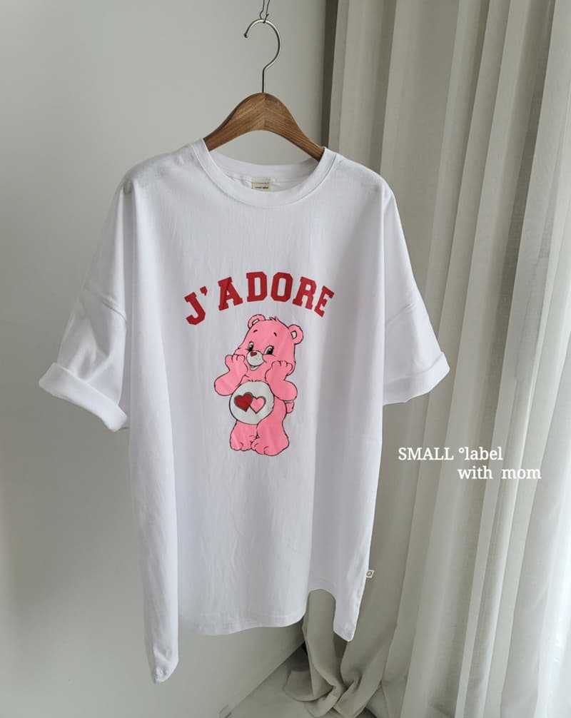 Small Label - Korean Children Fashion - #childrensboutique - Pink Bear Tee - 12