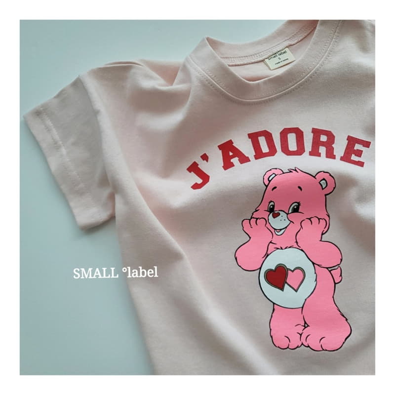 Small Label - Korean Children Fashion - #kidsstore - Pink Bear Tee