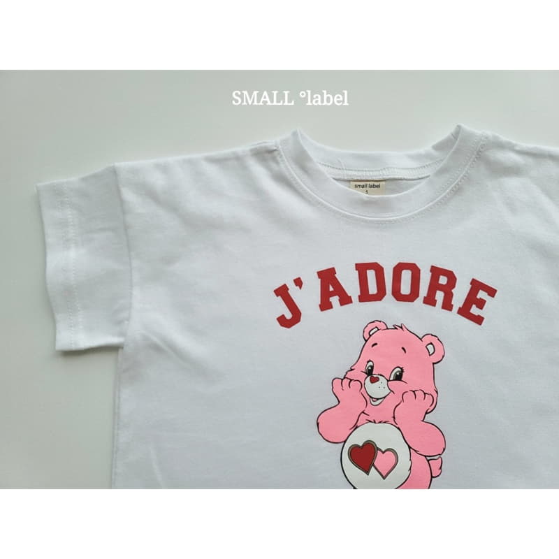 Small Label - Korean Children Fashion - #todddlerfashion - Pink Bear Tee - 8
