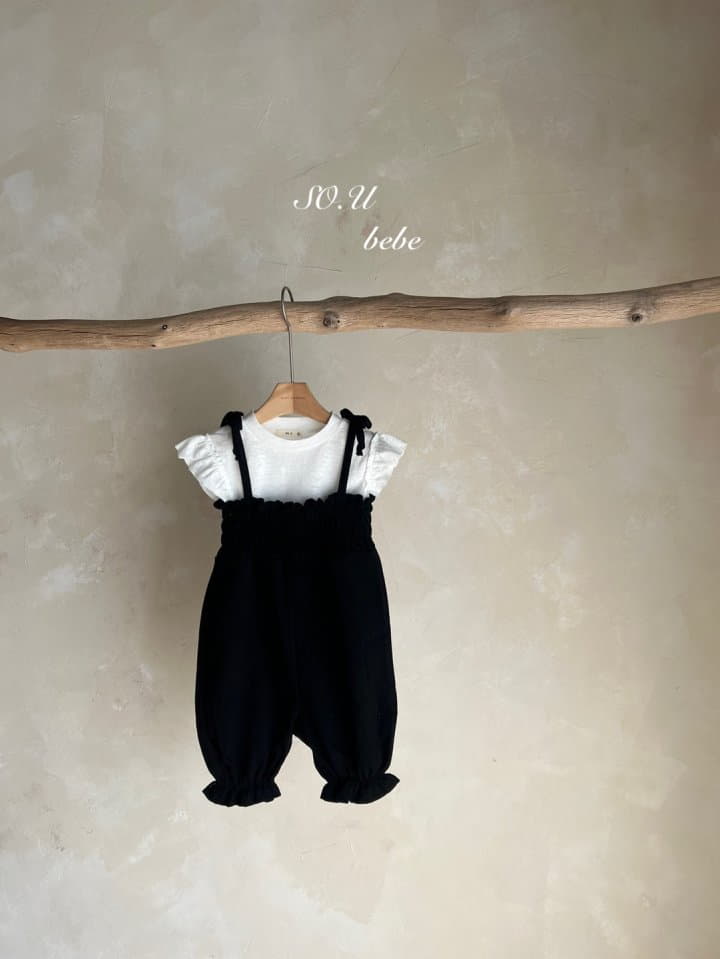 So U - Korean Baby Fashion - #babyoutfit - Smock String Bodysuit - 4