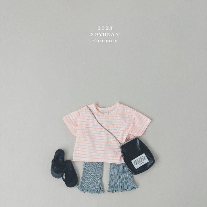Soybean - Korean Children Fashion - #designkidswear - Vivid Stripes Tee