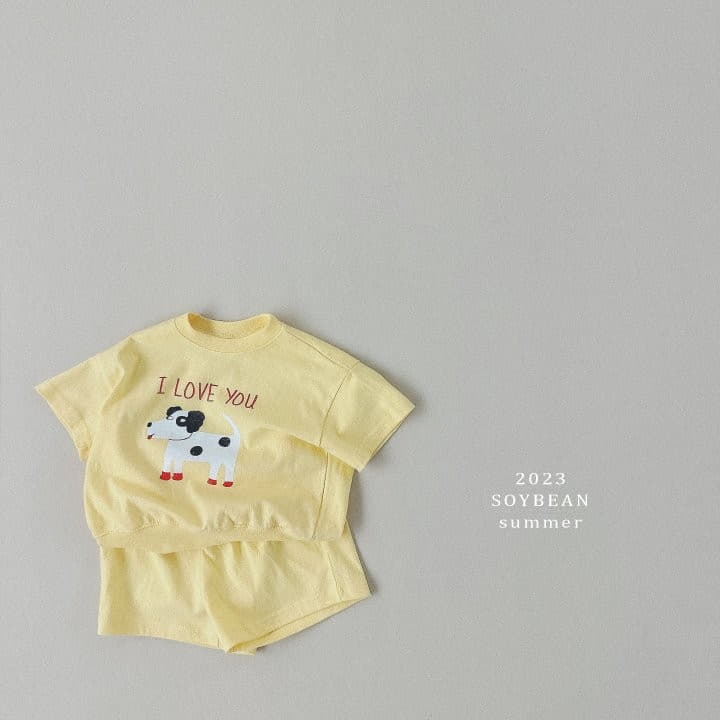 Soybean - Korean Children Fashion - #designkidswear - Merong Puppy Top Bottom Set - 6