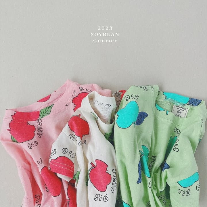 Soybean - Korean Children Fashion - #kidsshorts - Apple Box Tee - 6