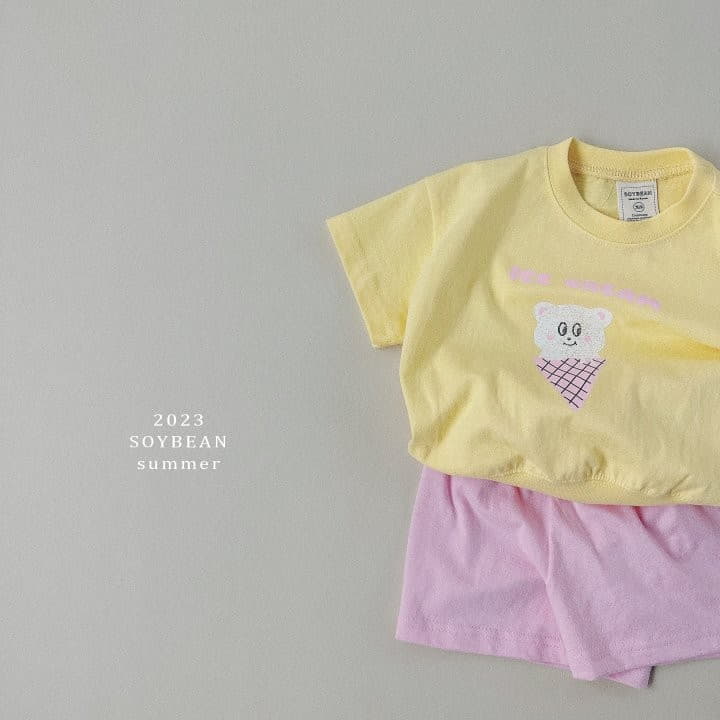Soybean - Korean Children Fashion - #prettylittlegirls - Color Top Bottom Set - 4