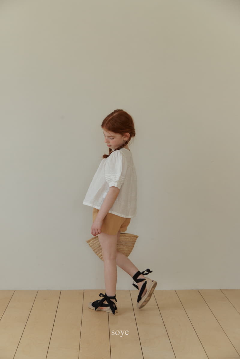 Soye - Korean Children Fashion - #kidsshorts - Bom Linen Blouse - 11
