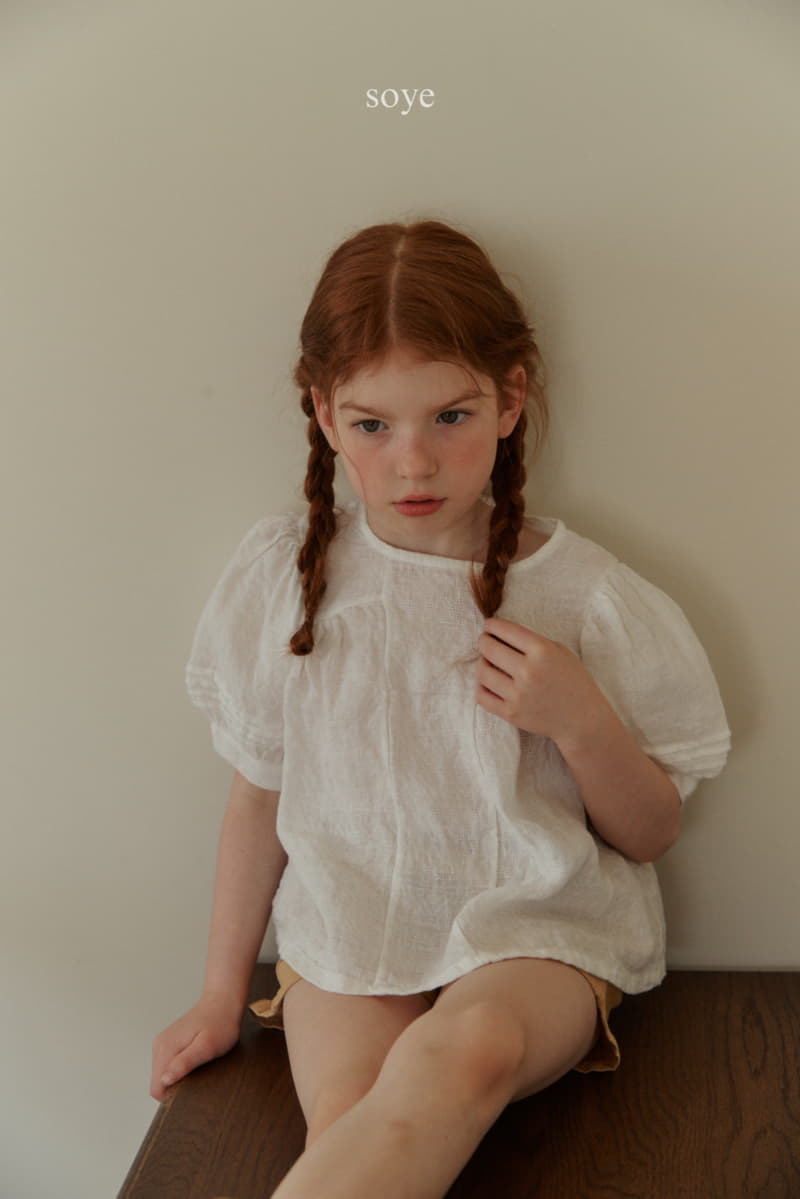 Soye - Korean Children Fashion - #littlefashionista - Bom Linen Blouse