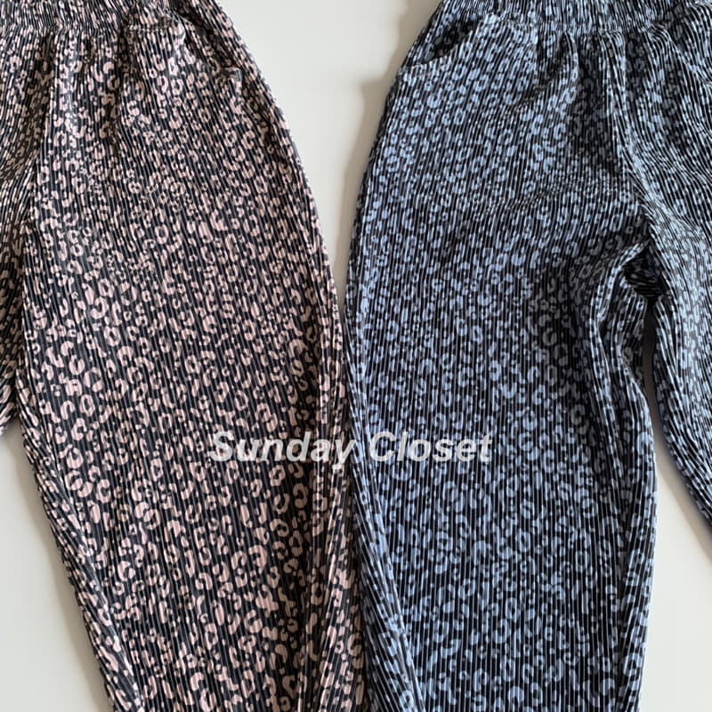 Sunday Closet - Korean Children Fashion - #childofig - Leopard Pleats Pants