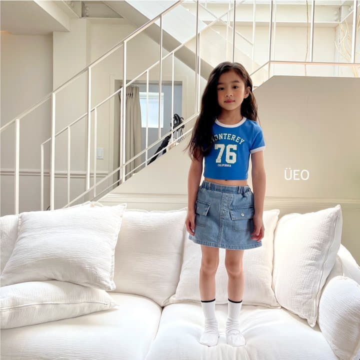 U Eo - Korean Children Fashion - #Kfashion4kids - 76 Crop Tee - 8