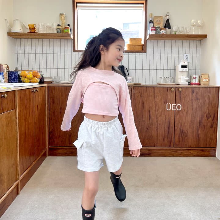 U Eo - Korean Children Fashion - #childofig - Summer Crop Sleeveless Cardigan Set - 6