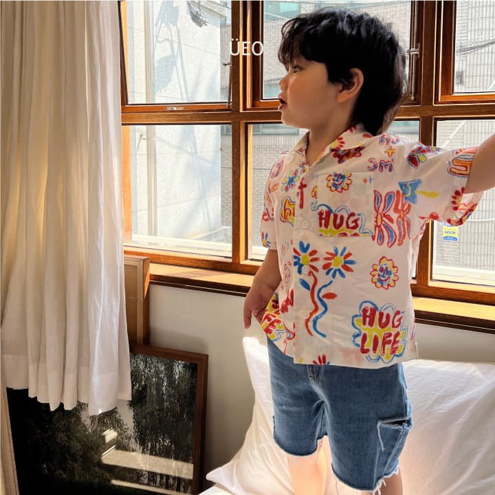 U Eo - Korean Children Fashion - #childofig - Smile Hug Shirt - 2