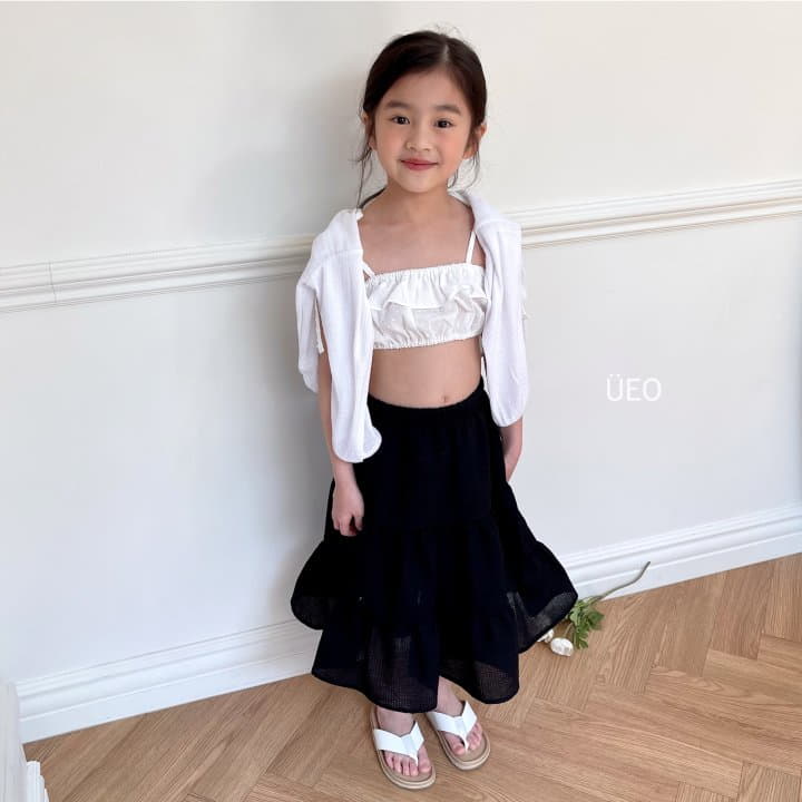 U Eo - Korean Children Fashion - #childrensboutique - Ocean Crop Blouse - 5