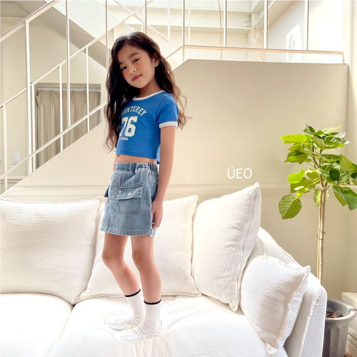 U Eo - Korean Children Fashion - #kidsstore - 76 Crop Tee - 6
