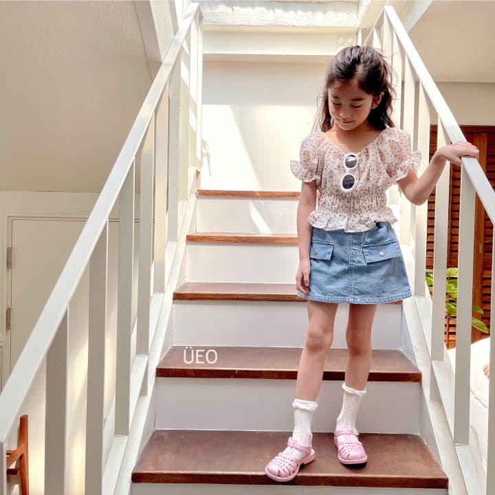 U Eo - Korean Children Fashion - #kidsstore - Pocket Denim Skirt - 7