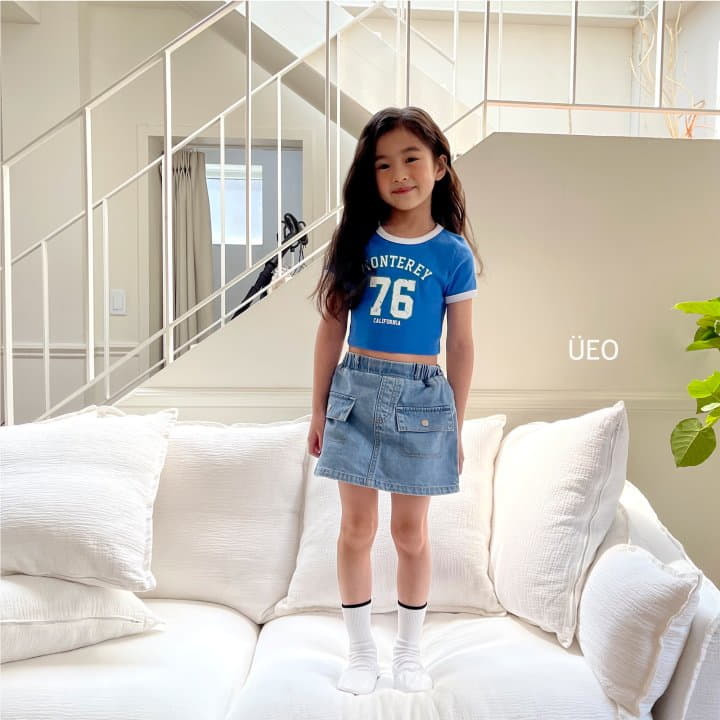 U Eo - Korean Children Fashion - #littlefashionista - 76 Crop Tee - 9
