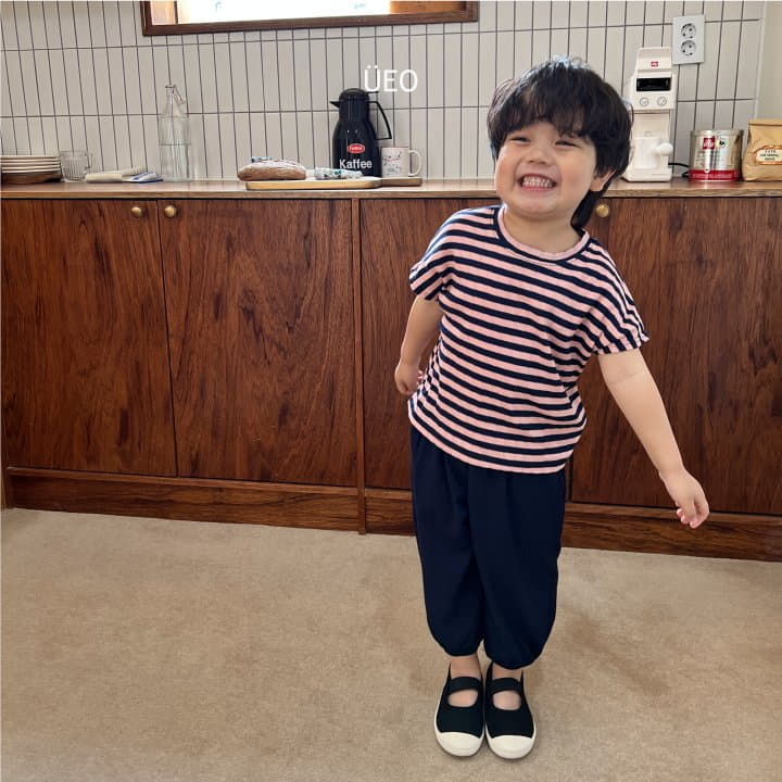 U Eo - Korean Children Fashion - #littlefashionista - Stripes Plat Tee - 7