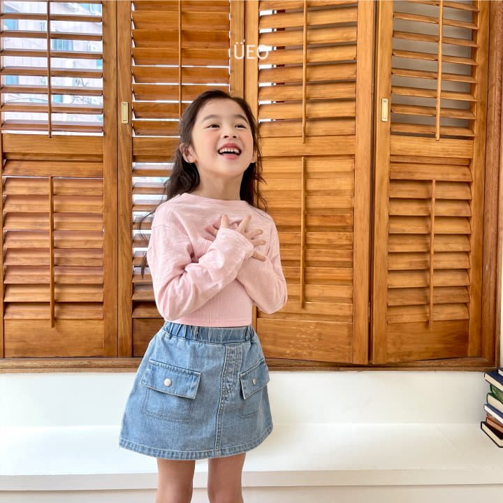 U Eo - Korean Children Fashion - #magicofchildhood - Pocket Denim Skirt - 11