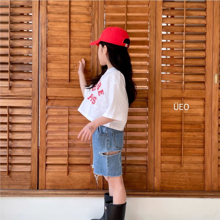 U Eo - Korean Children Fashion - #prettylittlegirls - Paris Crop Tee - 11