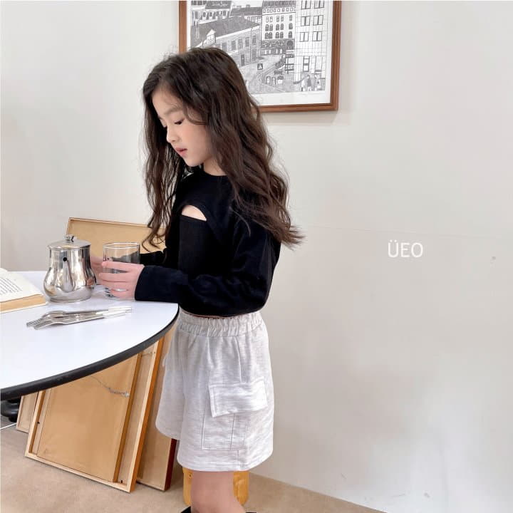 U Eo - Korean Children Fashion - #minifashionista - Summer Crop Sleeveless Cardigan Set - 4