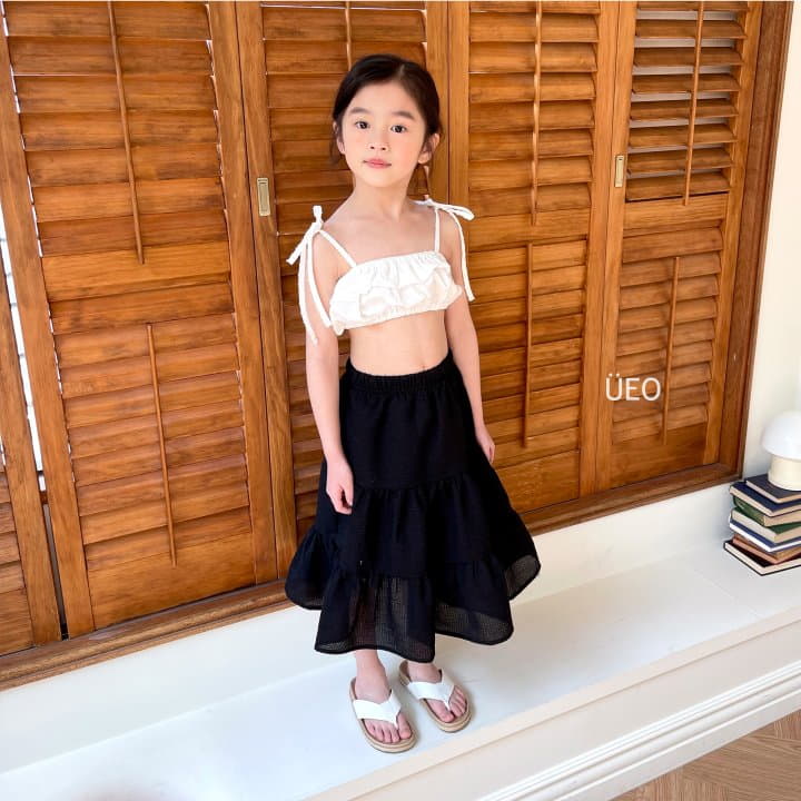 U Eo - Korean Children Fashion - #prettylittlegirls - Ocean Crop Blouse - 2