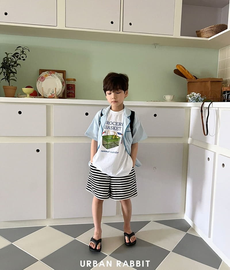 Urban Rabbit - Korean Children Fashion - #childofig - Terry Stripes Pants - 9