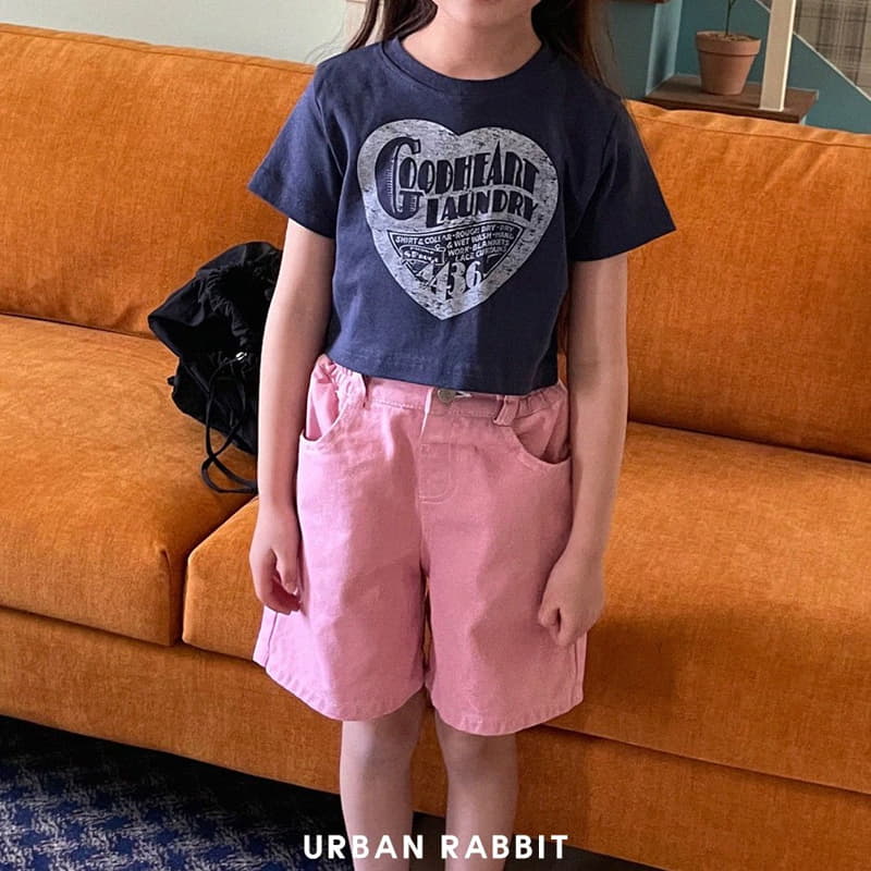 Urban Rabbit - Korean Children Fashion - #designkidswear - Heart Crop Tee - 4