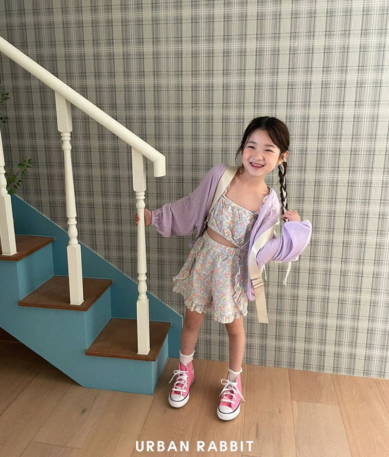 Urban Rabbit - Korean Children Fashion - #fashionkids - Aloha Frill Top Set Up - 10