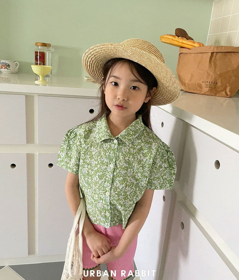 Urban Rabbit - Korean Children Fashion - #magicofchildhood - Flower Crop Shirt - 10