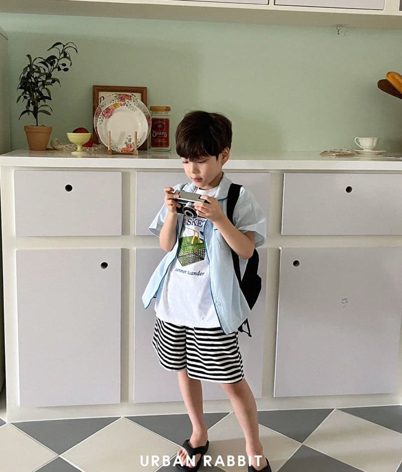 Urban Rabbit - Korean Children Fashion - #magicofchildhood - Piping Beach Shirt - 8