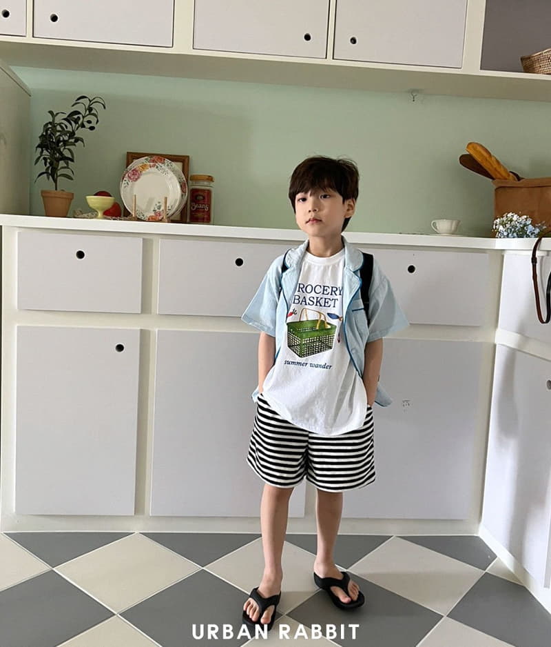 Urban Rabbit - Korean Children Fashion - #stylishchildhood - Terry Stripes Pants - 8