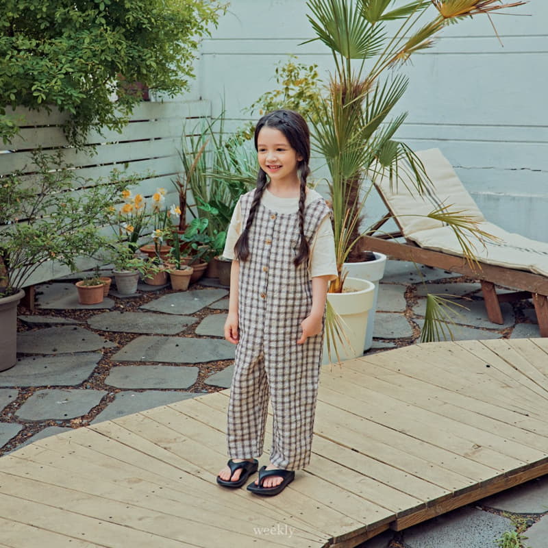 Weekly - Korean Children Fashion - #childofig - Burmuda Linen Overalls - 11