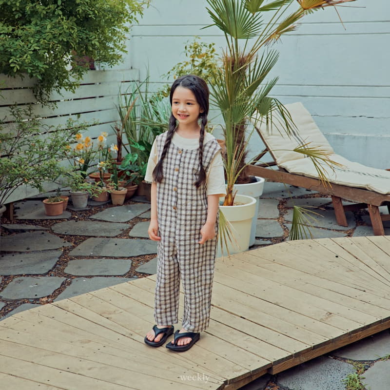 Weekly - Korean Children Fashion - #childofig - Burmuda Linen Overalls - 12
