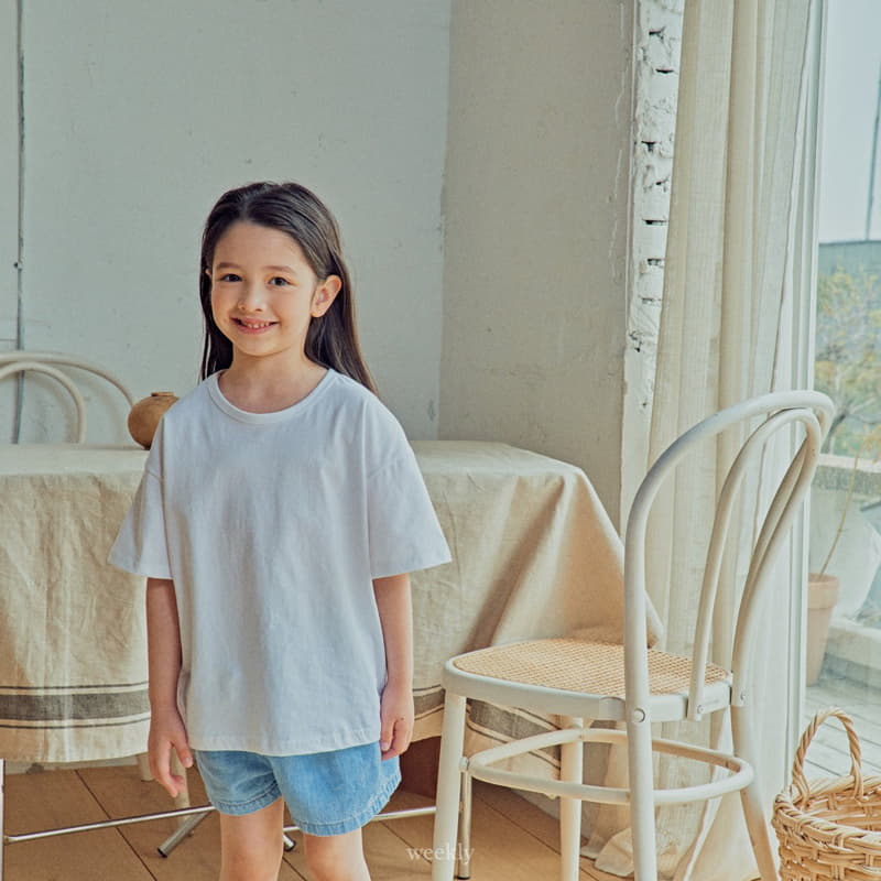 Weekly - Korean Children Fashion - #childofig - Blue Denim Shorts - 7