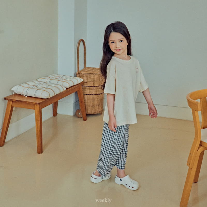 Weekly - Korean Children Fashion - #childofig - Vender Check Pants - 5