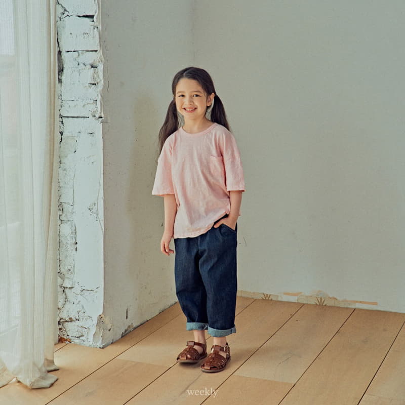 Weekly - Korean Children Fashion - #childofig - Slav Pocket Tee - 11