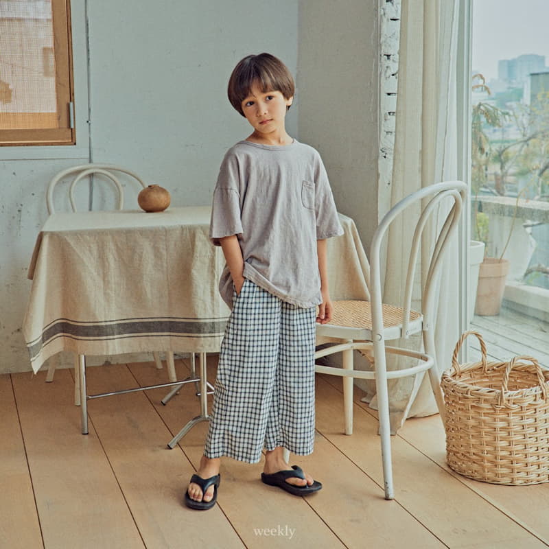 Weekly - Korean Children Fashion - #childrensboutique - Vender Check Pants - 7