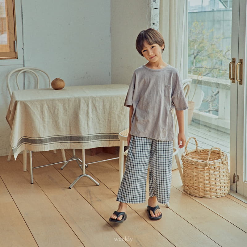 Weekly - Korean Children Fashion - #discoveringself - Vender Check Pants - 9