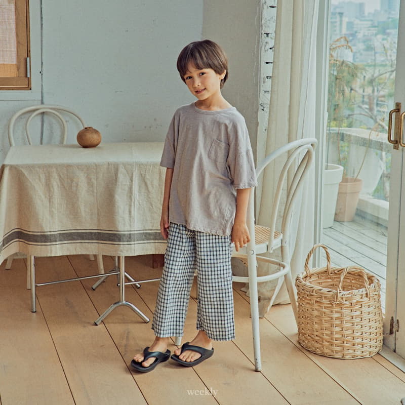 Weekly - Korean Children Fashion - #fashionkids - Vender Check Pants - 10